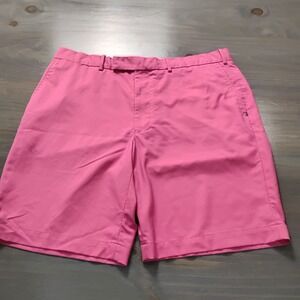RLX Ralph Lauren Shorts Men's 38 Pink Golf Tailored Fit Performance Logo Stretch